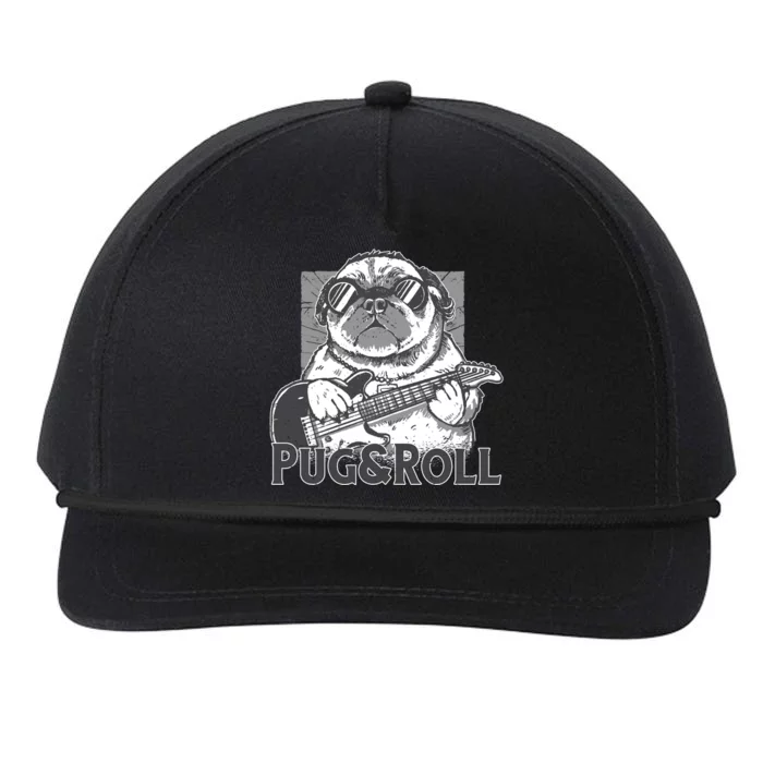 Pug And Roll Snapback Five-Panel Rope Hat