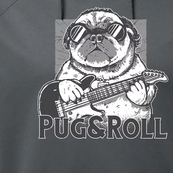 Pug And Roll Performance Fleece Hoodie