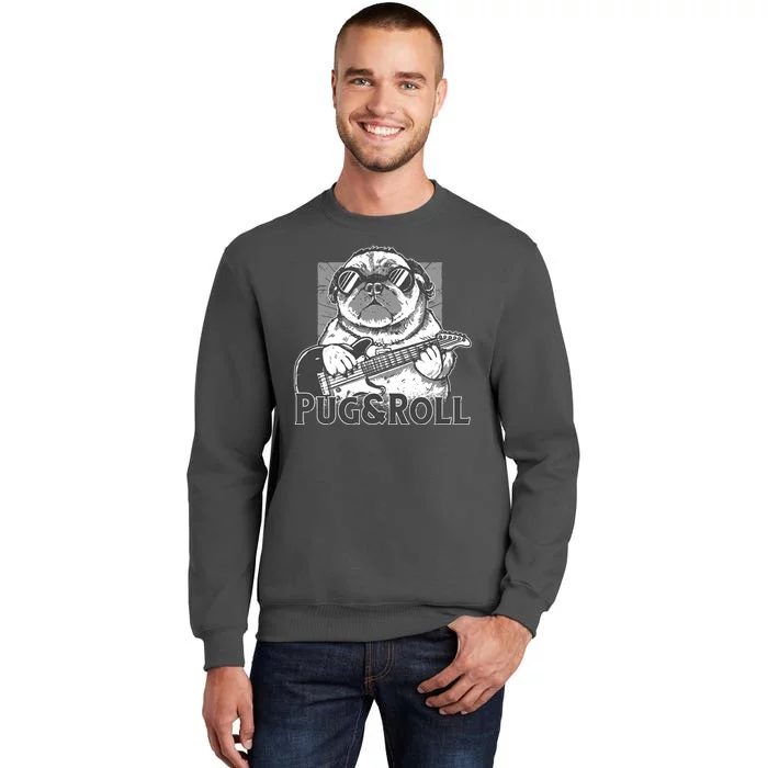 Pug And Roll Tall Sweatshirt