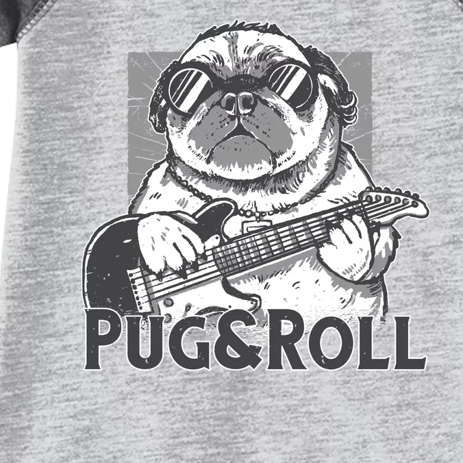 Pug And Roll Infant Baby Jersey Bodysuit