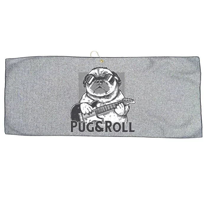 Pug And Roll Large Microfiber Waffle Golf Towel