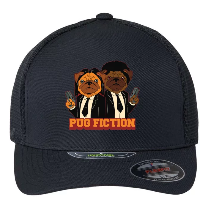 Pug Fiction Flexfit Unipanel Trucker Cap