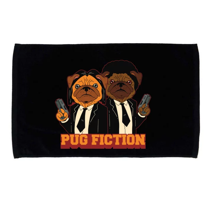 Pug Fiction Microfiber Hand Towel