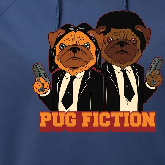 Pug Fiction Performance Fleece Hoodie