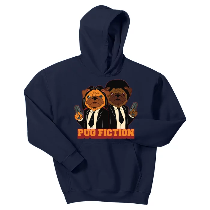 Pug Fiction Kids Hoodie