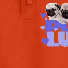 Pug Luv Dry Zone Grid Performance Polo