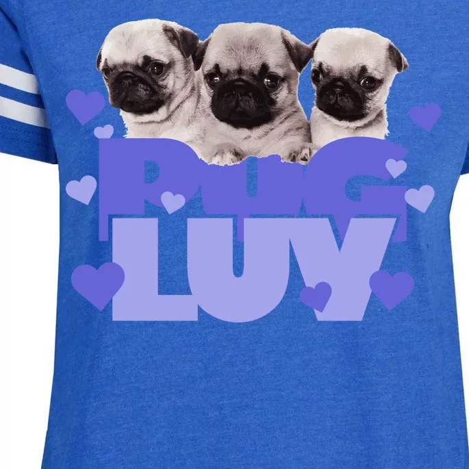 Pug Luv Enza Ladies Jersey Football T-Shirt