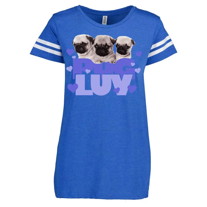 Pug Luv Enza Ladies Jersey Football T-Shirt