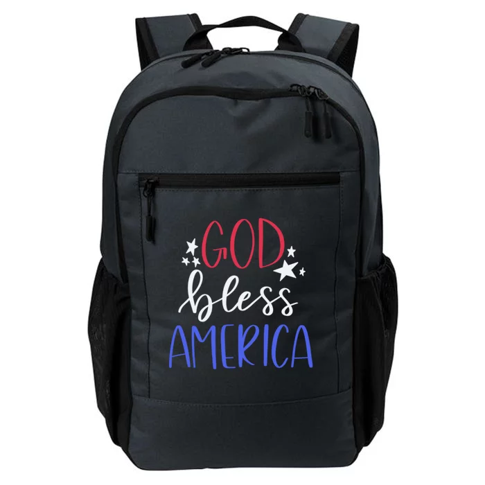 Patriotic Usa Gift God Bless America Great Gift Daily Commute Backpack