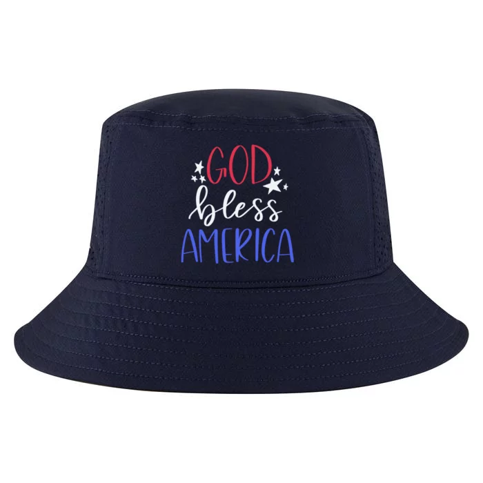 Patriotic Usa Gift God Bless America Great Gift Cool Comfort Performance Bucket Hat