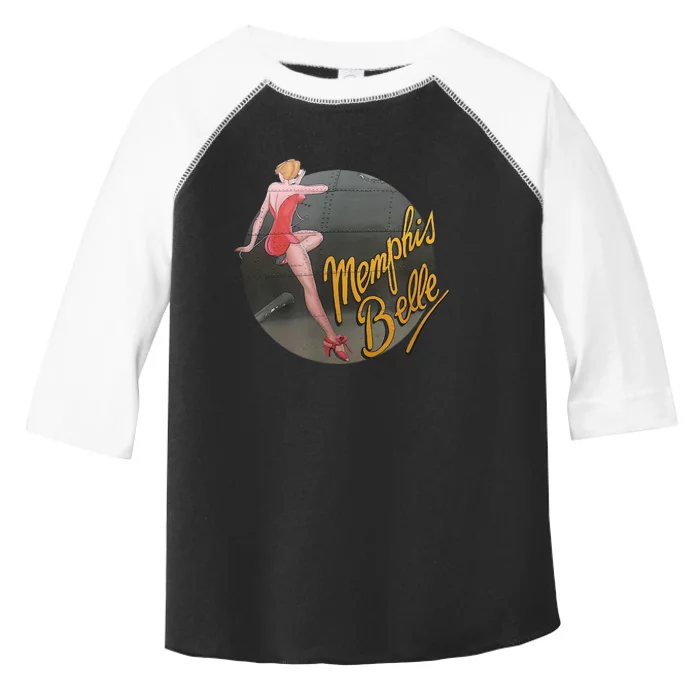 Pin Up Girl WWII B17 Flying Fortress Memphis Belle Toddler Fine Jersey T-Shirt