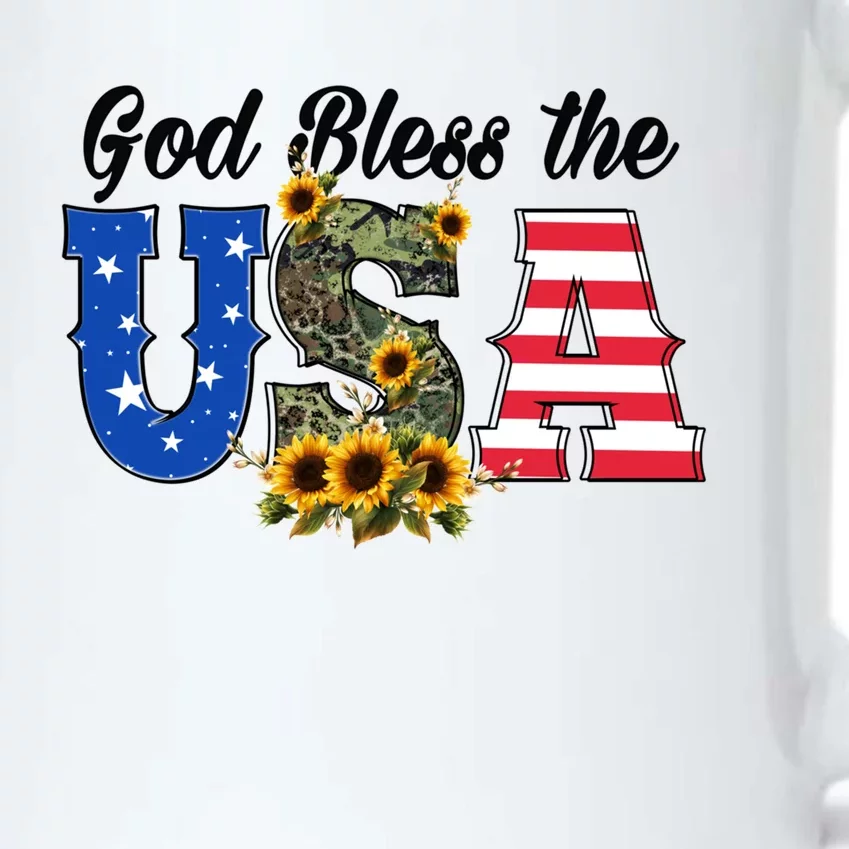 Patriotic Usa Gift Great Gift God Bless America Great Gift Black Color Changing Mug