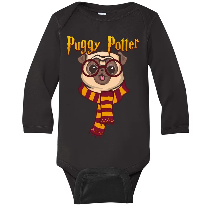 Puggy Potter Baby Long Sleeve Bodysuit