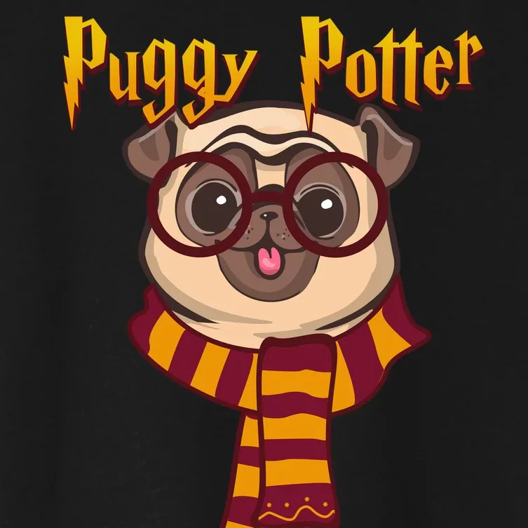 Puggy Potter Women's Crop Top Tee