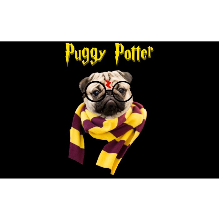 Puggy Potter Funny Parody Movie Bumper Sticker