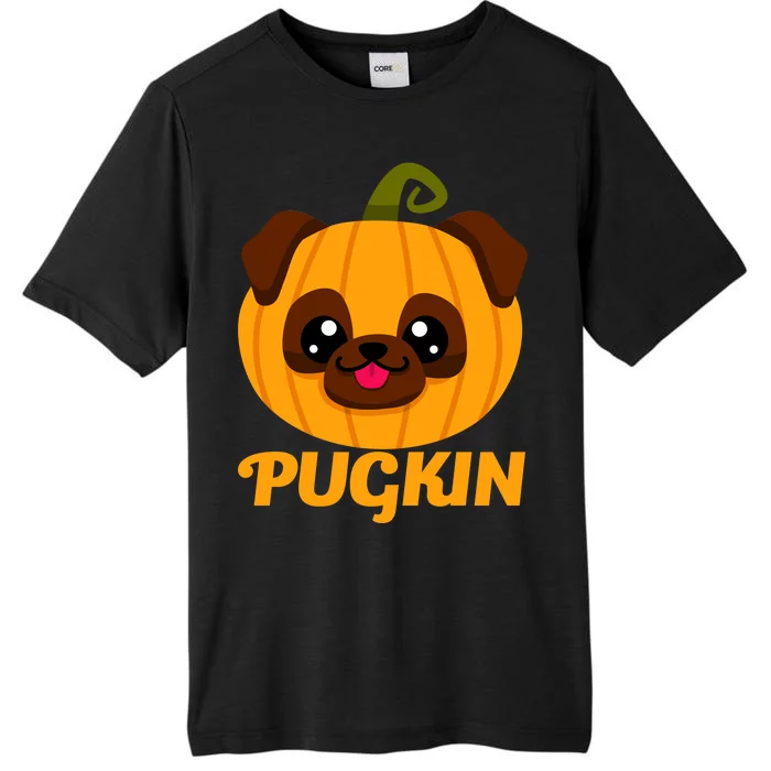 Pugkin Pumpkin Pug ChromaSoft Performance T-Shirt