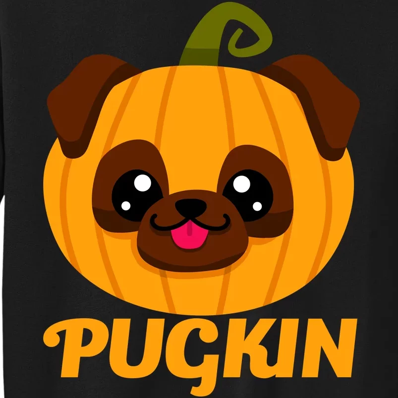 Pugkin Pumpkin Pug Tall Sweatshirt