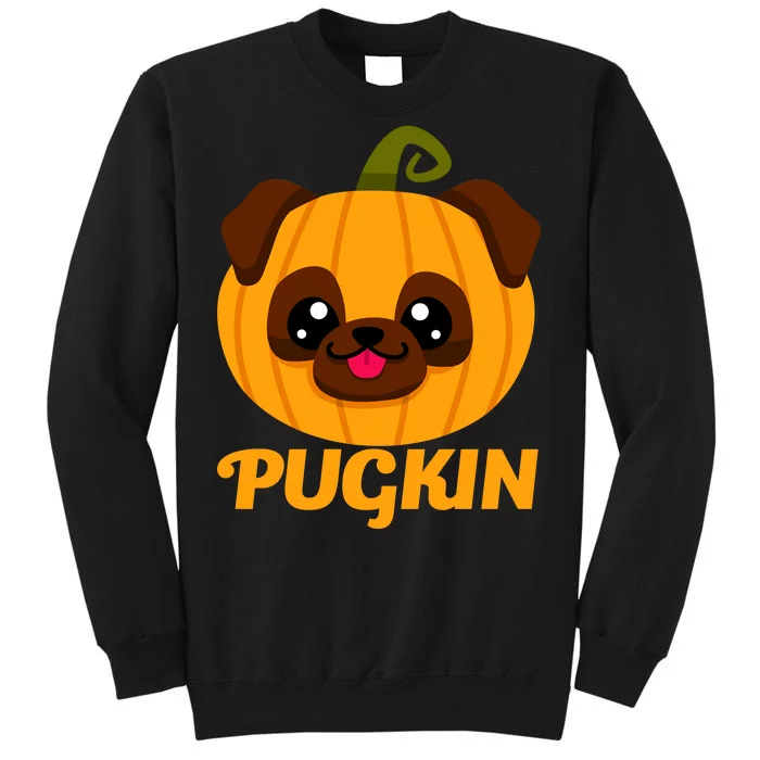 Pugkin Pumpkin Pug Tall Sweatshirt