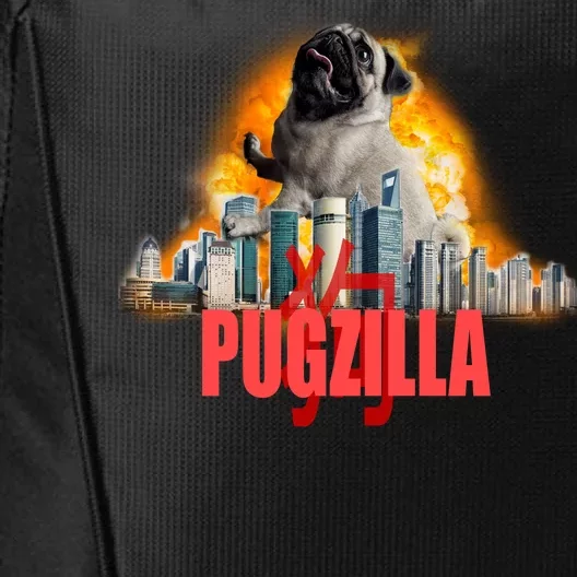 Pugzilla Funny Pug City Backpack