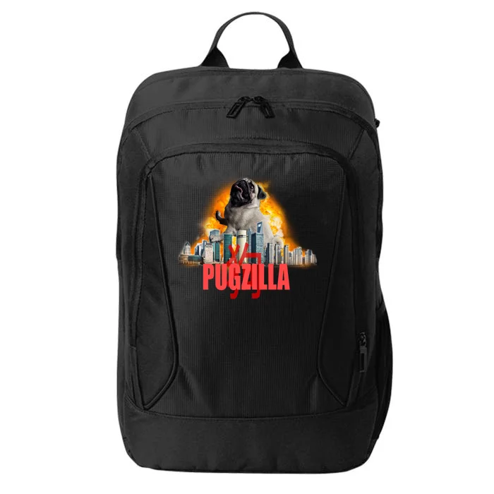 Pugzilla Funny Pug City Backpack