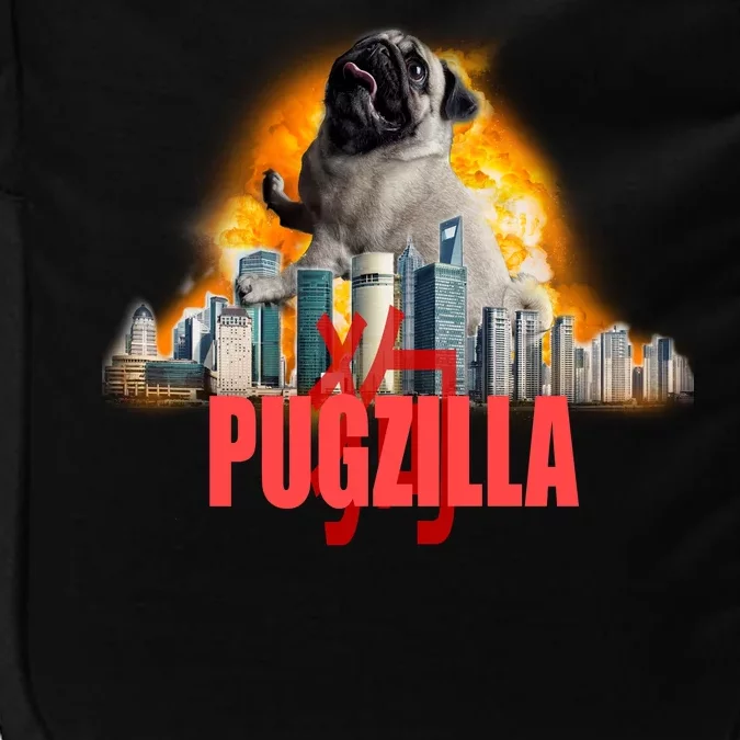 Pugzilla Funny Pug Impact Tech Backpack