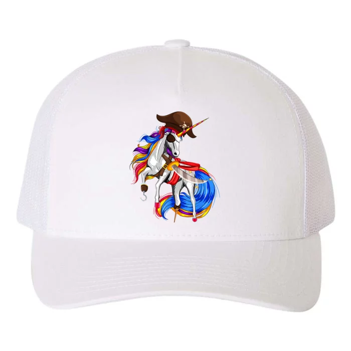 Pirate Unicorn Halloween Costume Family Kids Yupoong Adult 5-Panel Trucker Hat