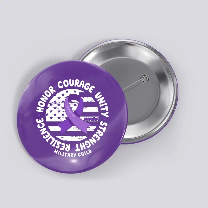 Purple Up Honor Unity Military Quote Ribbon Usa Button