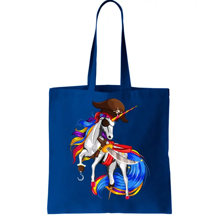 Pirate Unicorn Halloween Costume Family Tote Bag