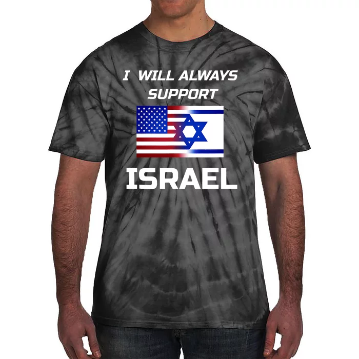 Patriotic Usa Israel American Flag To Support Israel Tie-Dye T-Shirt