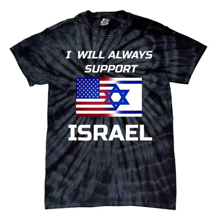 Patriotic Usa Israel American Flag To Support Israel Tie-Dye T-Shirt