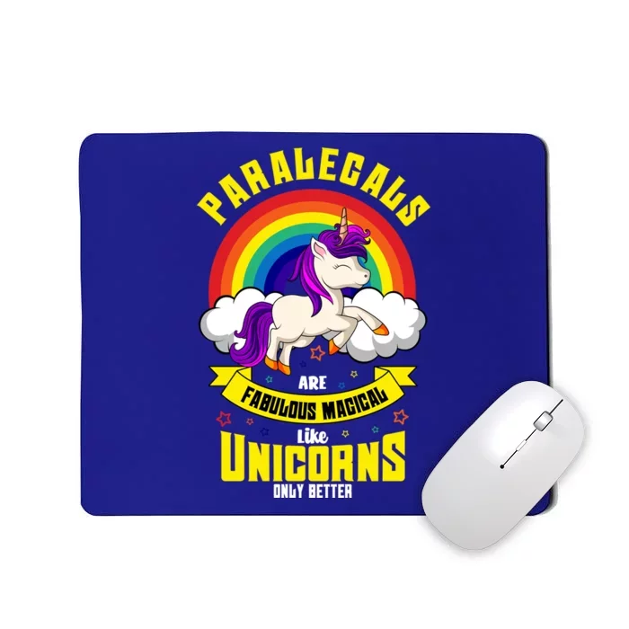 Paralegal Unicorn Law Attorney Legal Assistant Litigator Gift Mousepad