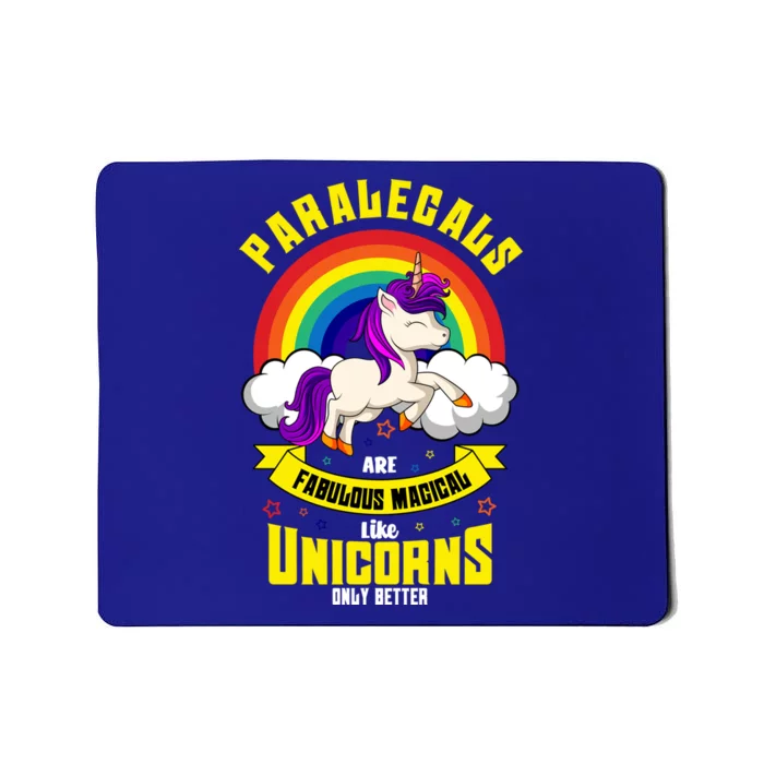 Paralegal Unicorn Law Attorney Legal Assistant Litigator Gift Mousepad