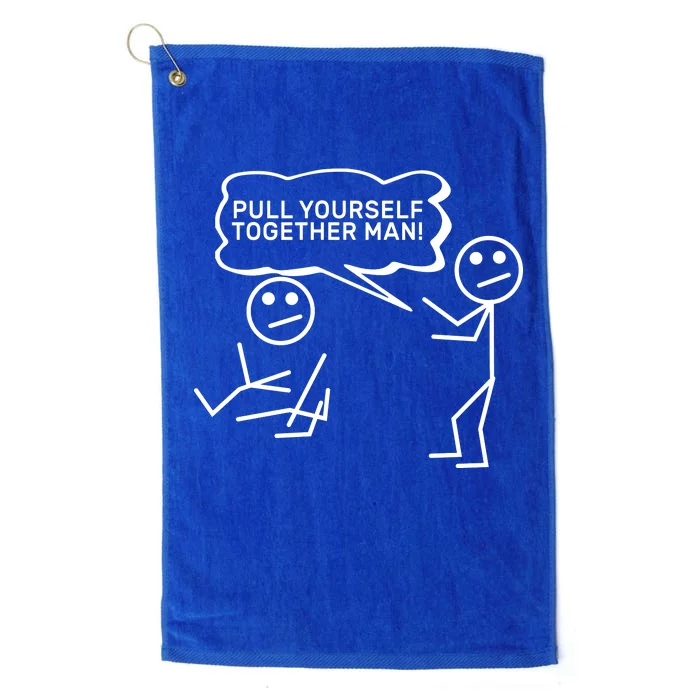 Pull Yourself Together Man Platinum Collection Golf Towel