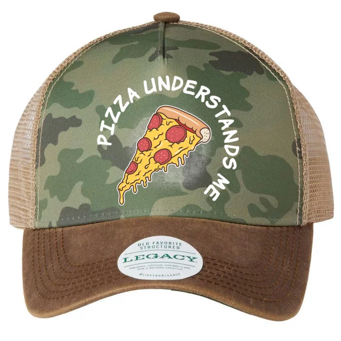 Pizza Understands Me Fast Food Lover Gift Legacy Tie Dye Trucker Hat