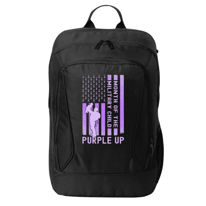 Purple Up Military April Military Month City Backpack