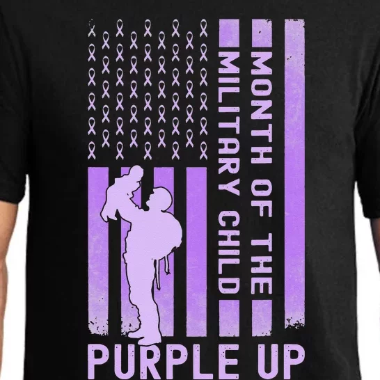 Purple Up Military April Military Month Pajama Set