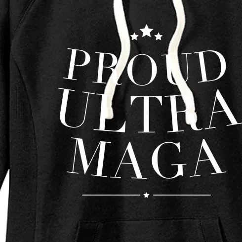 Proud Ultra MAGA USA United States Of America Women's Fleece Hoodie