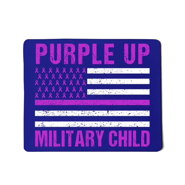 Purple Up Month Of Military Appreciation Military Funny Gift Mousepad