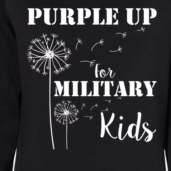 Purple Up Military Child Womens California Wash Sweatshirt