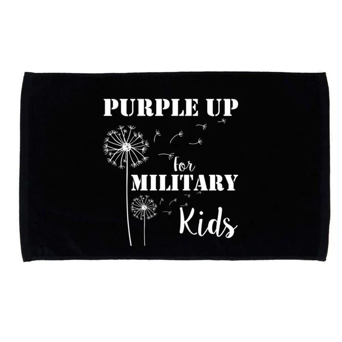 Purple Up Military Child Microfiber Hand Towel