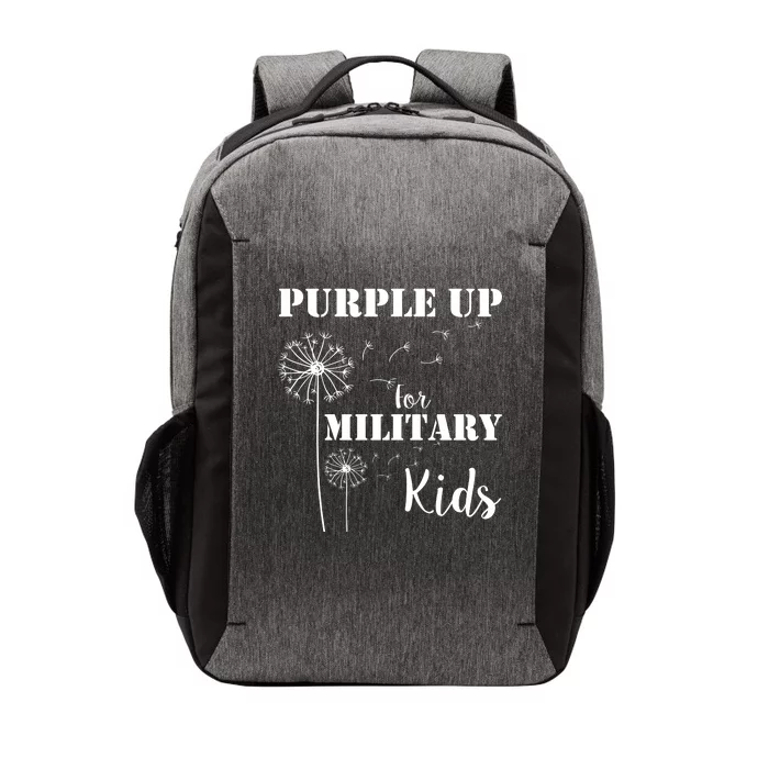 Purple Up Military Child Vector Backpack