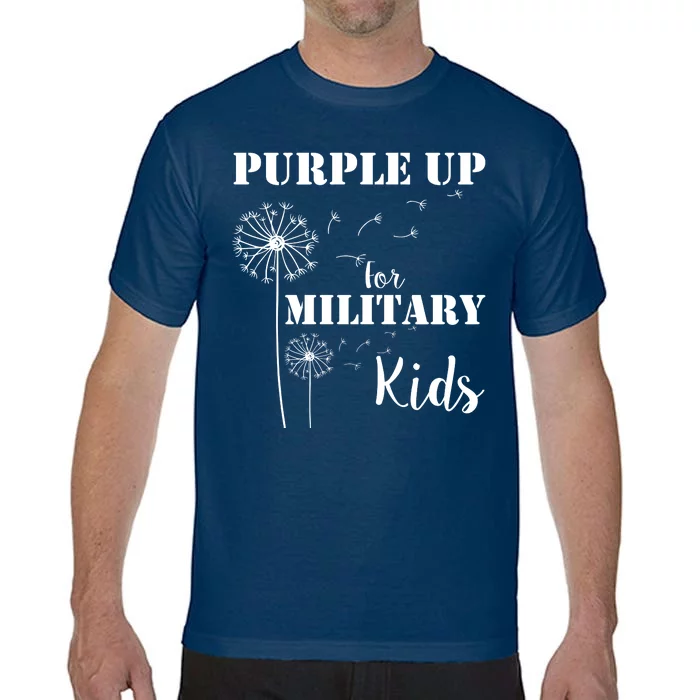 Purple Up Military Child Comfort Colors T-Shirt