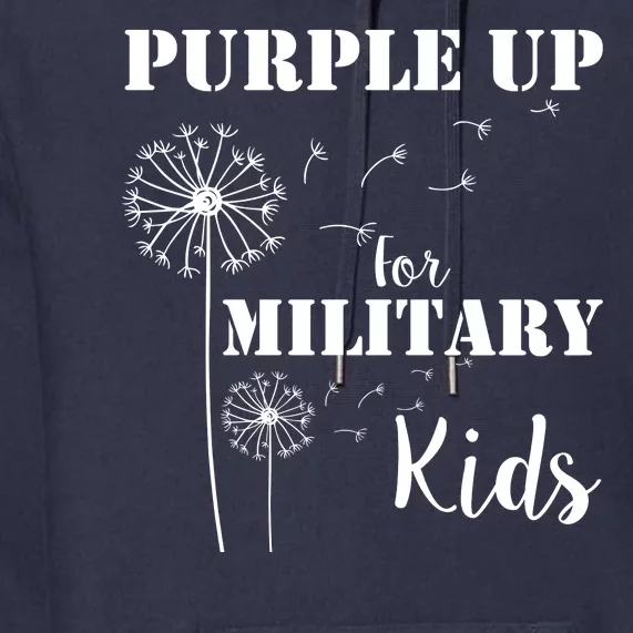 Purple Up Military Child Premium Hoodie