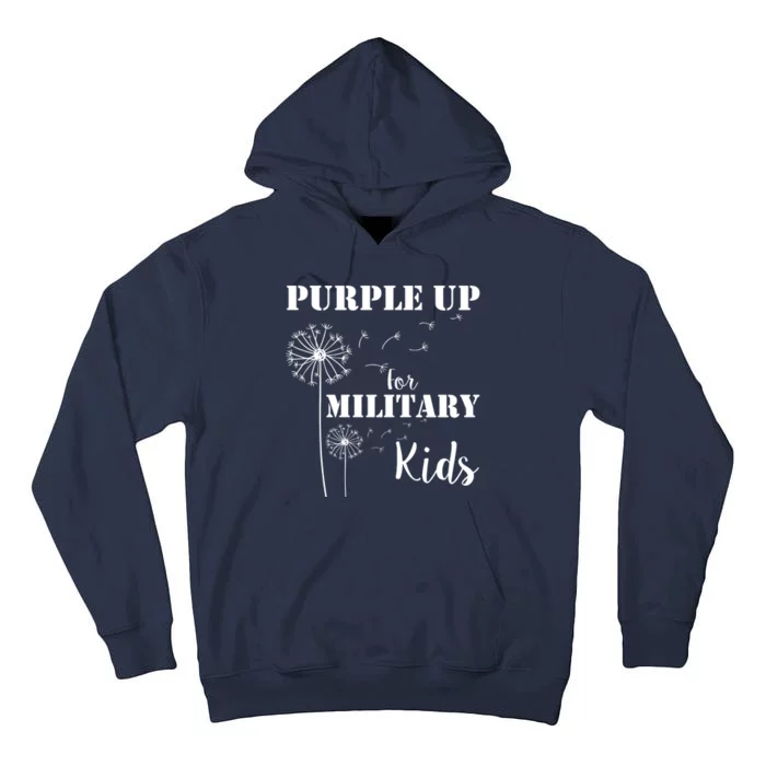 Purple Up Military Child Tall Hoodie