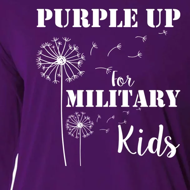 Purple Up Military Child Cooling Performance Long Sleeve Crew