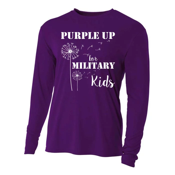 Purple Up Military Child Cooling Performance Long Sleeve Crew