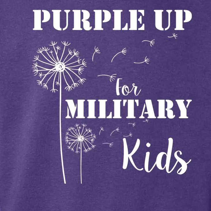 Purple Up Military Child Toddler Hoodie