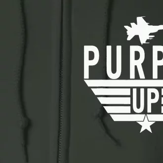 Purple Up Military Child Month Full Zip Hoodie