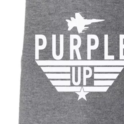 Purple Up Military Child Month Doggie 3-End Fleece Hoodie