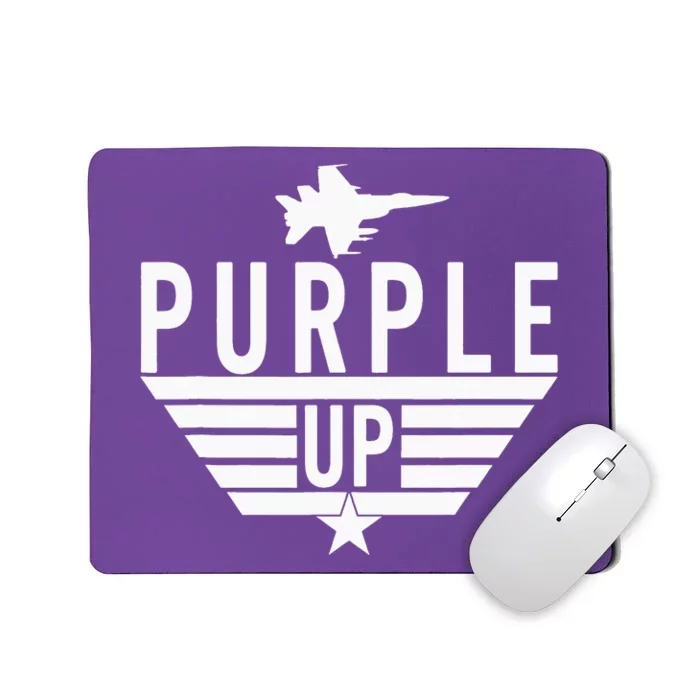 Purple Up Military Child Month Mousepad